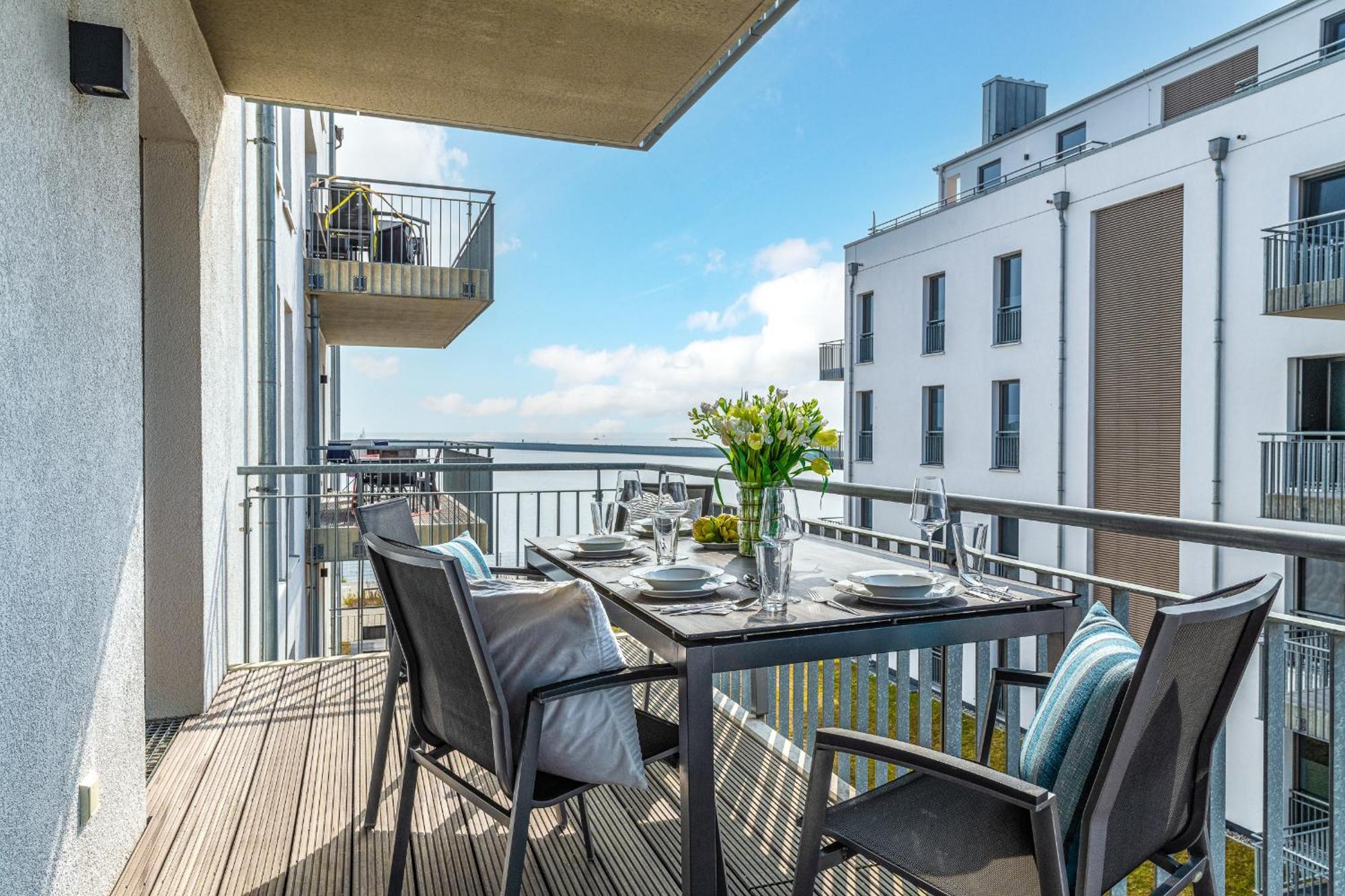 Ocean Storm- 2 Og, Balkon, Kamin Apartment Olpenitz Luaran gambar